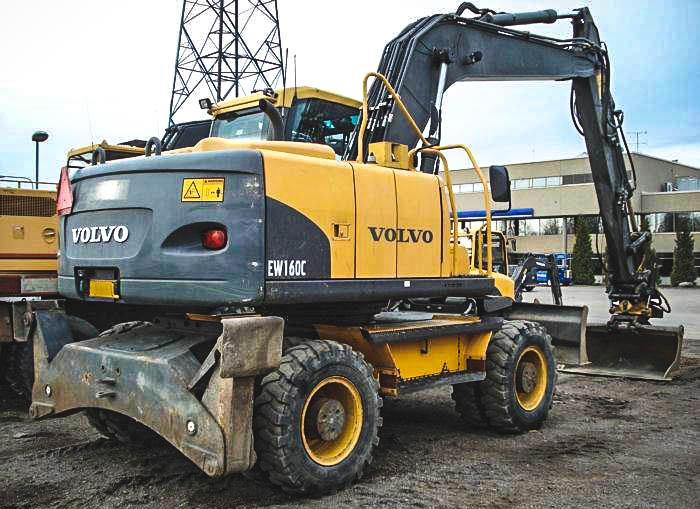 Колесный экскаватор JCB 160