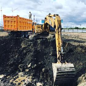 Разработка котлована под застройку ЖК