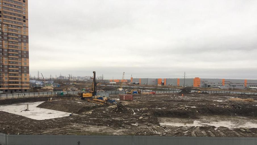 Разработка котлована под застройку ЖК