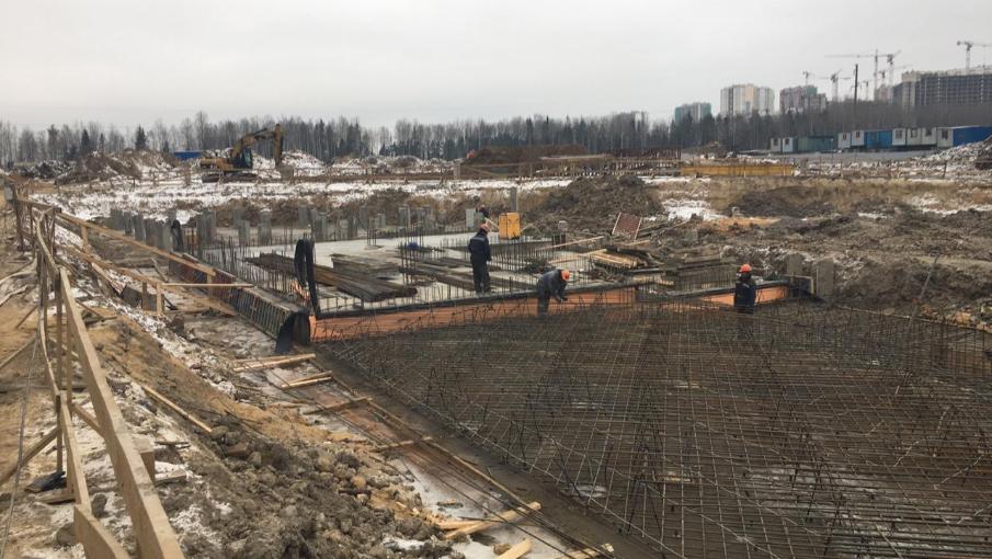 Разработка котлована под застройку Жилого комплекса