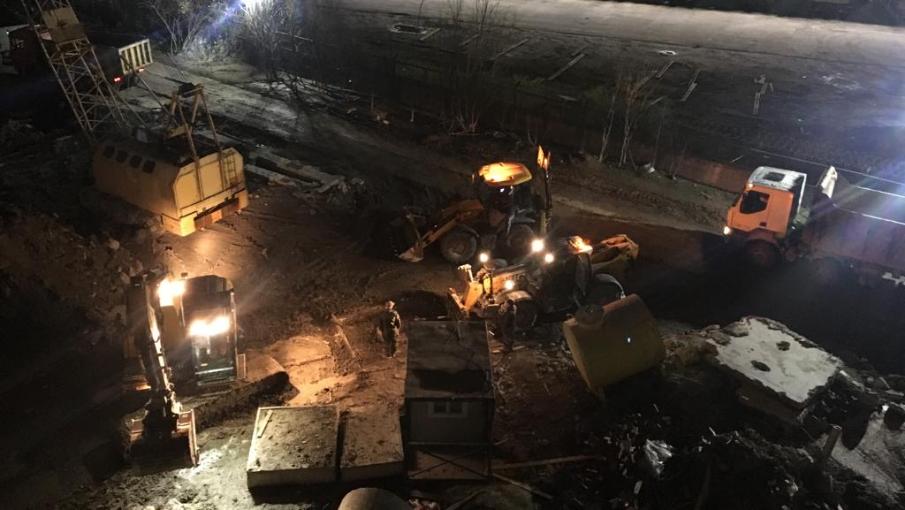 Разработка котлована подземного паркинга