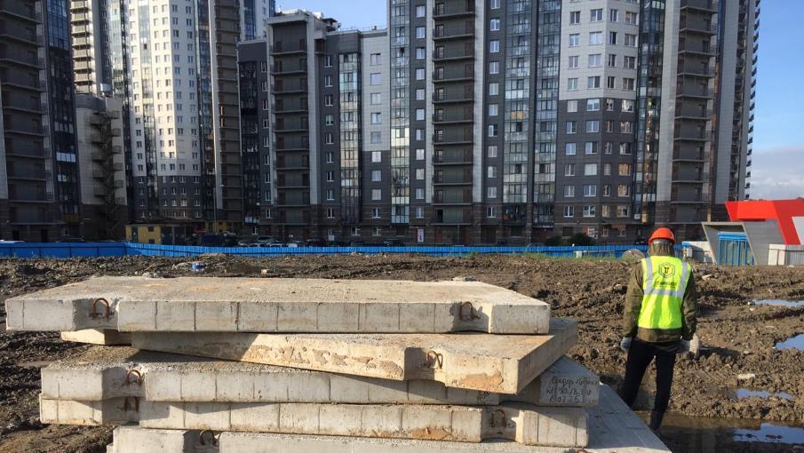 Разработка котлована под застройку ЖК