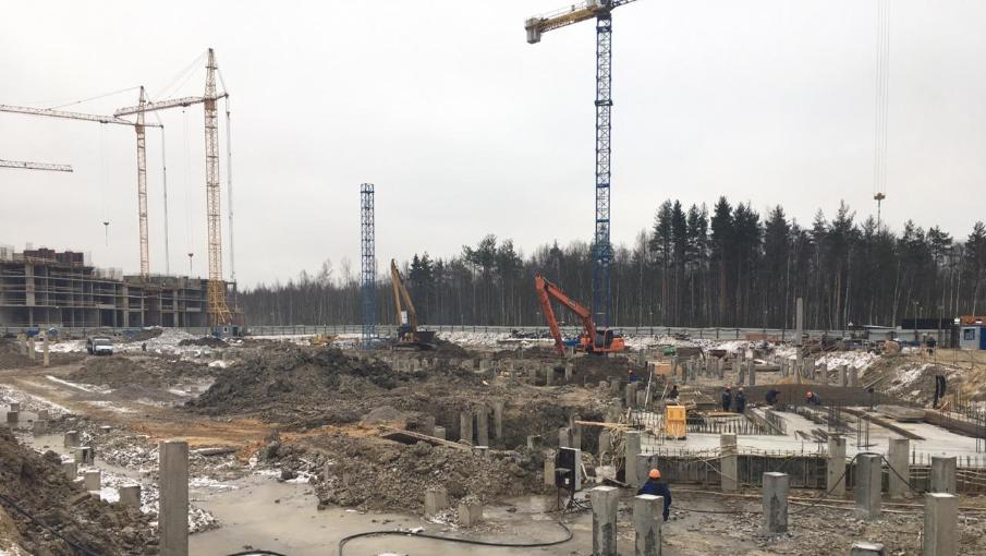 Разработка котлована под застройку Жилого комплекса