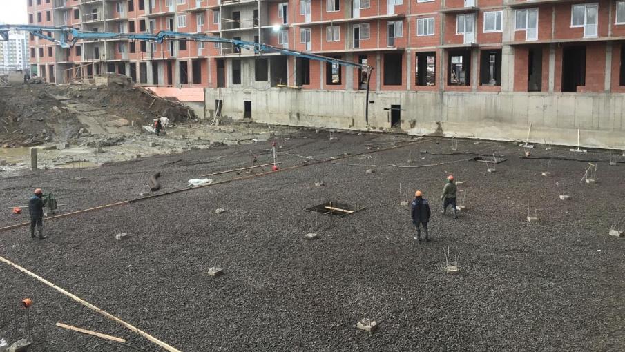 Разработка котлована подземного паркинга