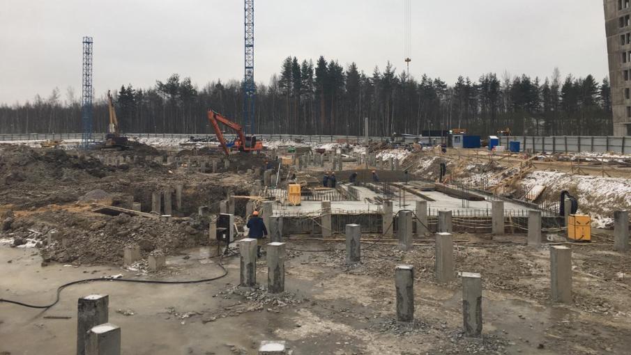Разработка котлована под застройку Жилого комплекса