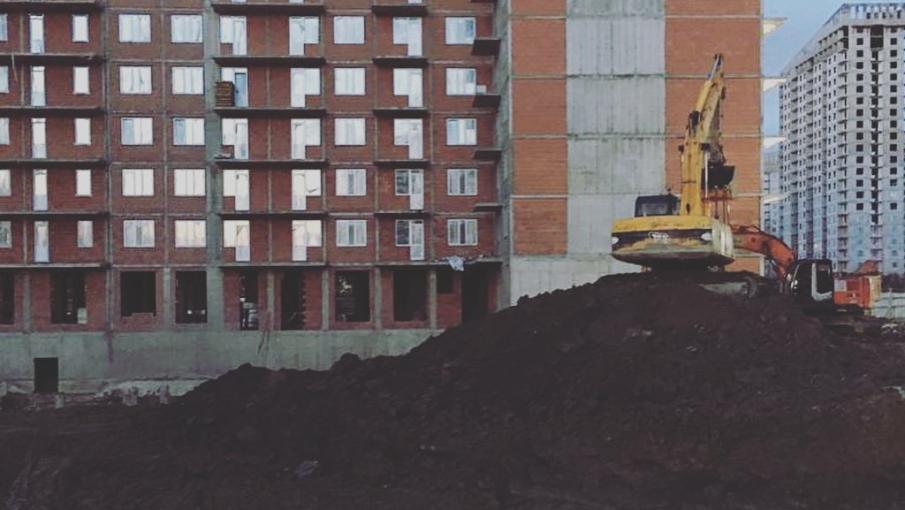 Разработка котлована подземного паркинга