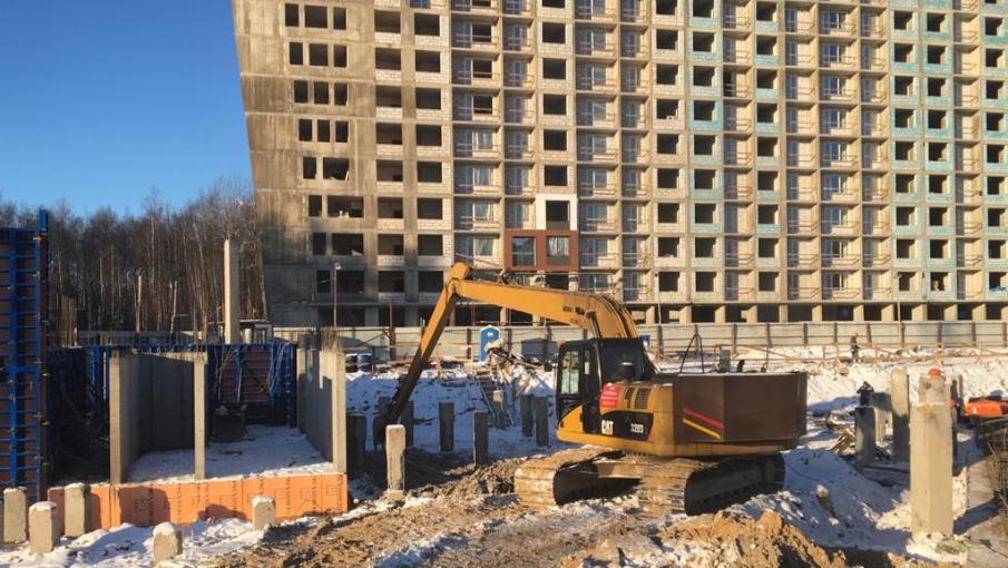 Разработка котлована под застройку Жилого комплекса